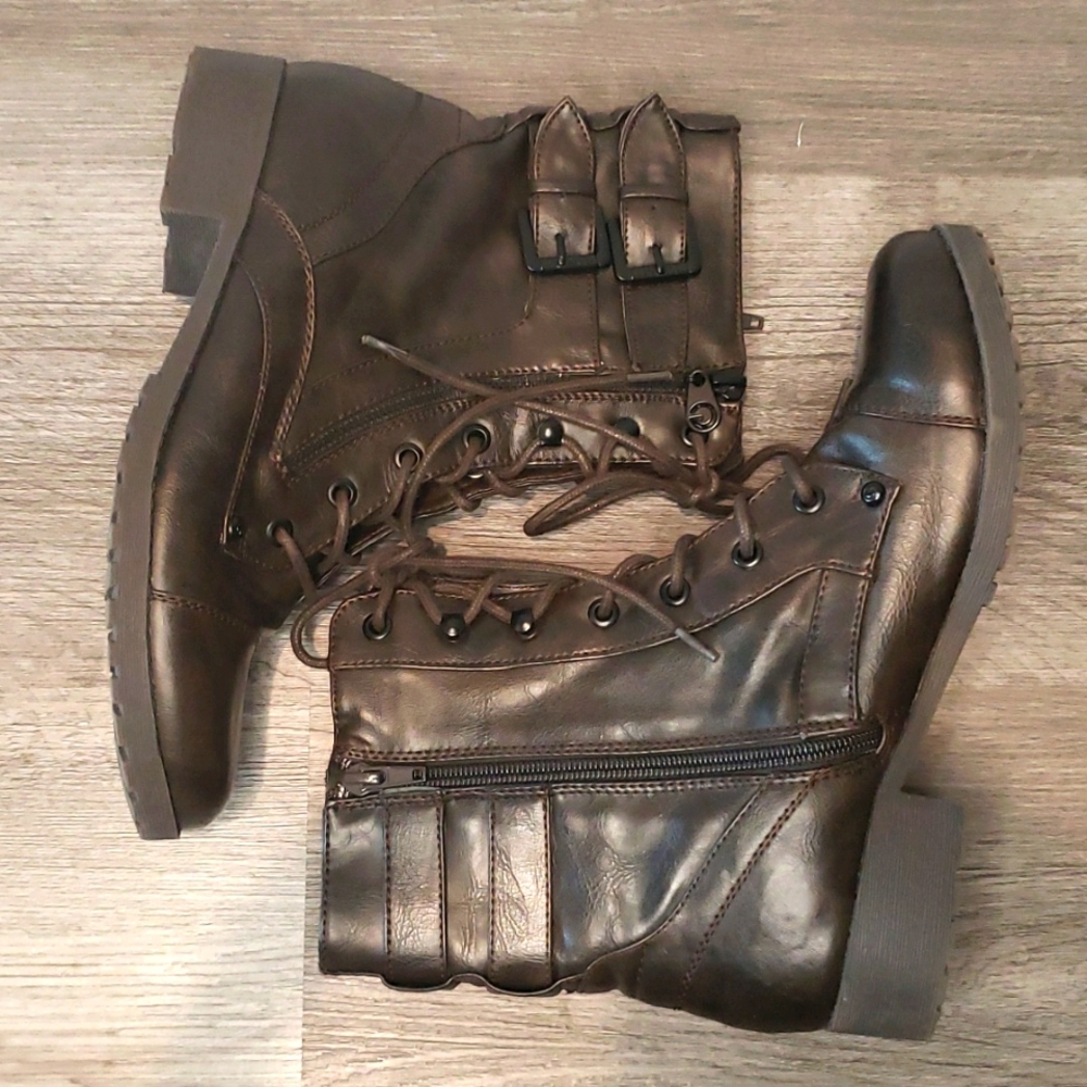 G by Guess Combat Boots